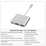 Ace-Type TypeC Hdmi Adapter 3in1 Docking Station