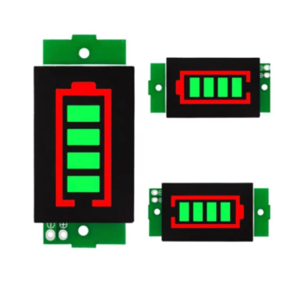 1s To 8s Bms Battery Level Indicator Bar For Lithium - 3pcs
