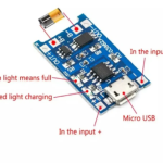5V 1A Lithium Battery Charger Module With Protection - 18650