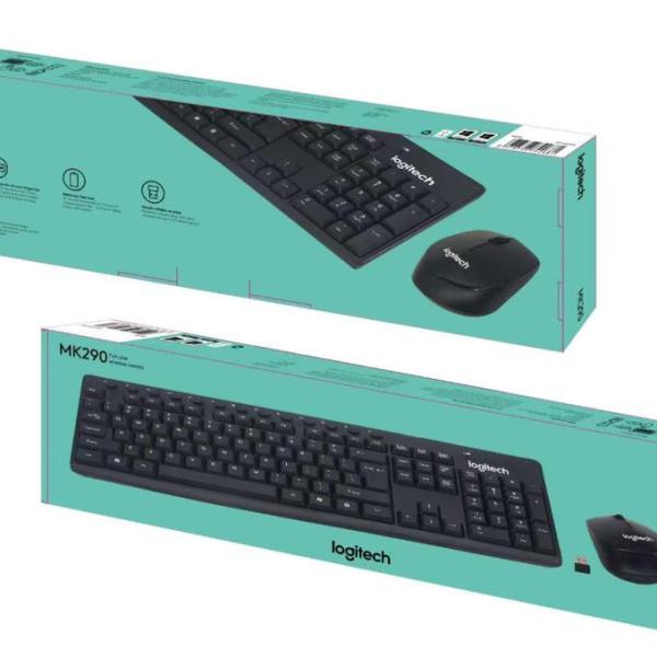 K290 LOGITECH WIRELESS COMBO KEYBOARD AND MOUSE